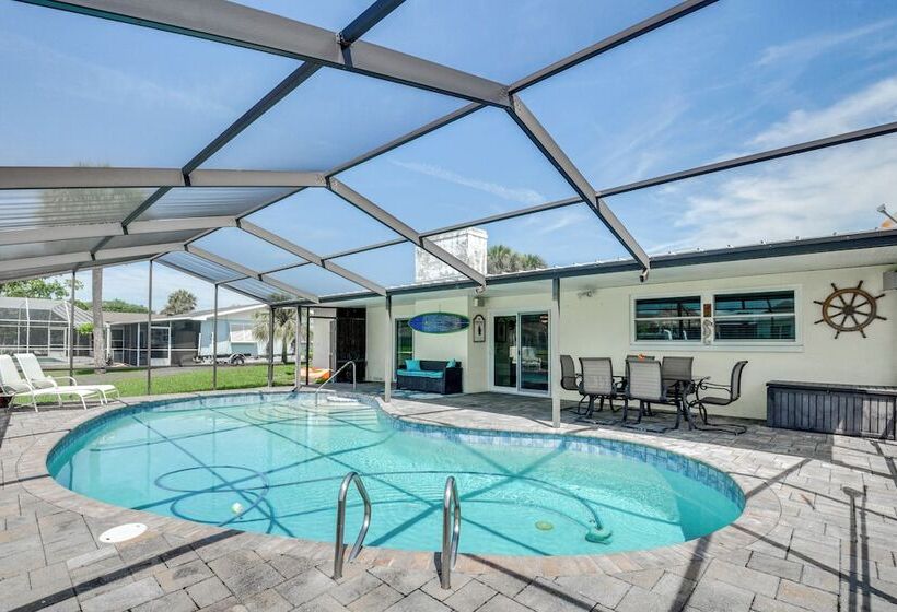 Sunny South Daytona Home W/ Private Boat Dock!