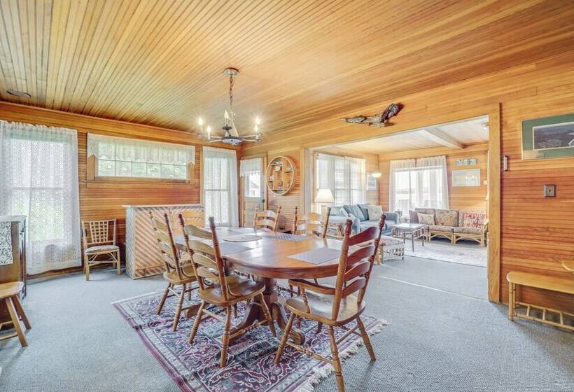 Waterfront Alanson Cottage W/ Dock & Lake Access!