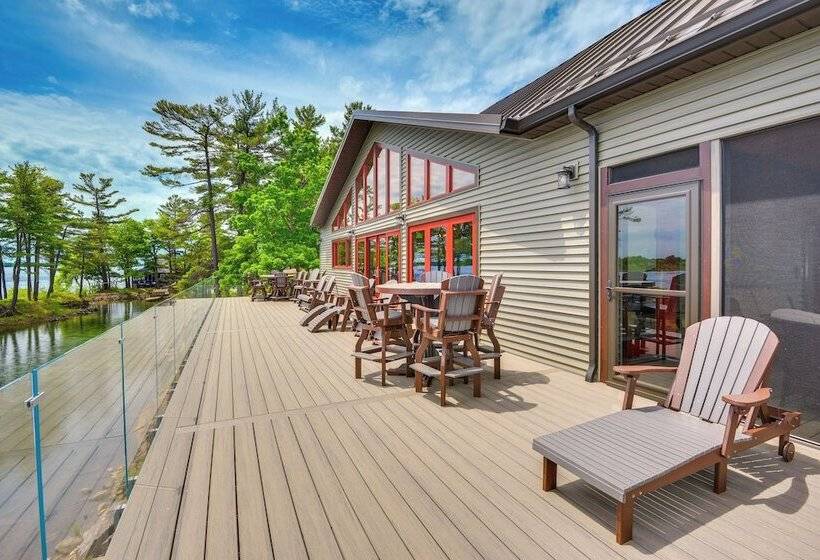 Hot Tub & Dock: Waterfront Wellesley Island Home!