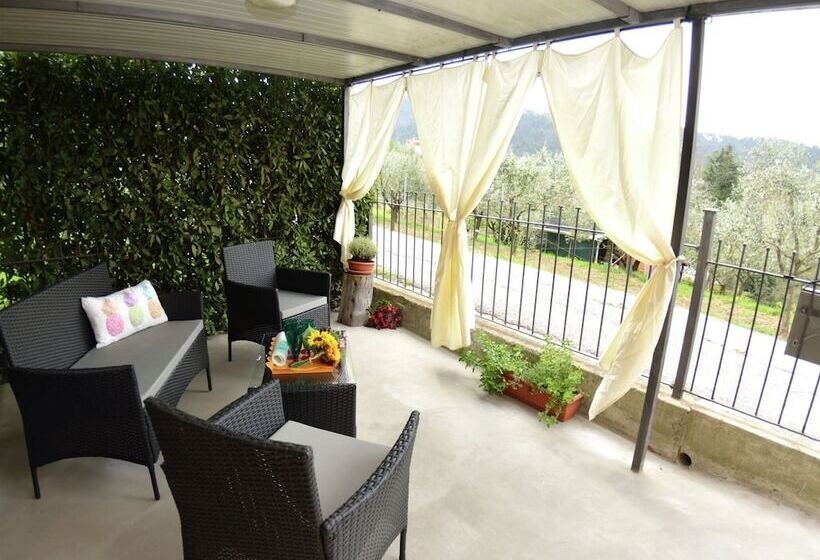 Casale On The Hills Between Lucca And The Sea, With Garden And Swimming Pool