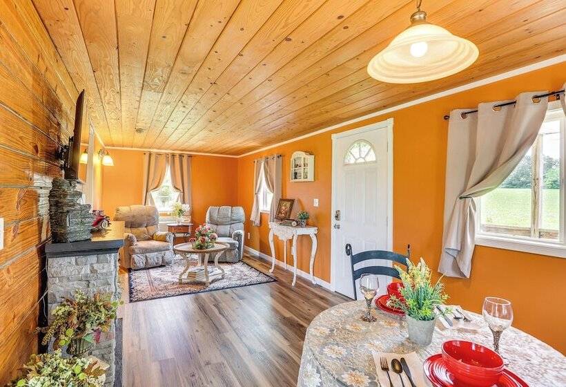 Cozy Water Valley Home W/ Yard & Fire Pit!