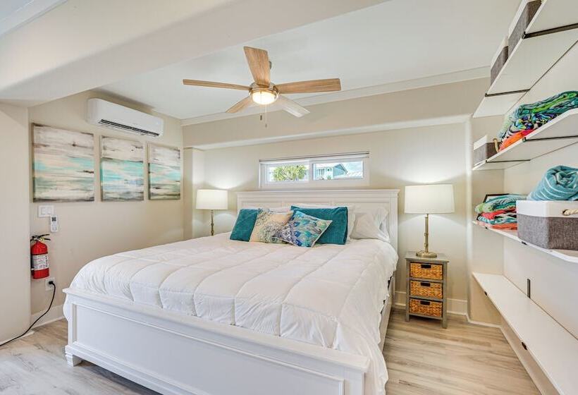 Rooftop Deck & Hot Tub: Mexico Beach Home!