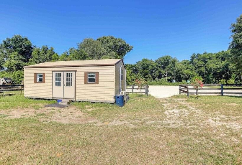 Ocala Tiny Home On 10 Acre Farm Near Wec!