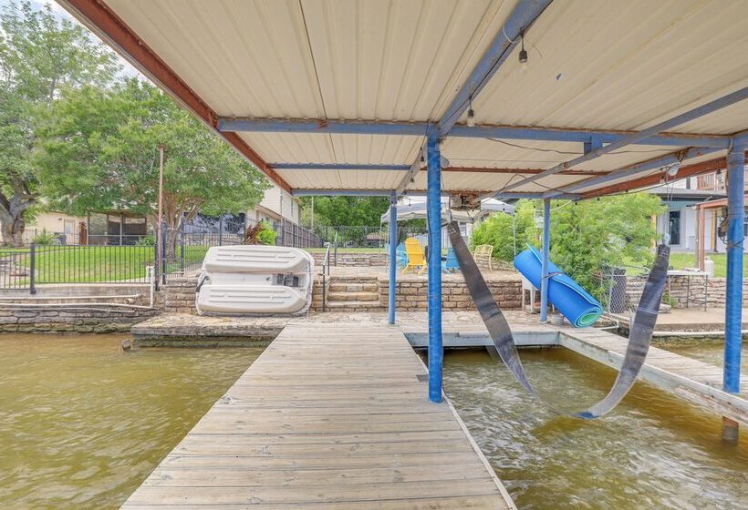 Riverfront Granbury Home W/ Patios & Boat Dock!