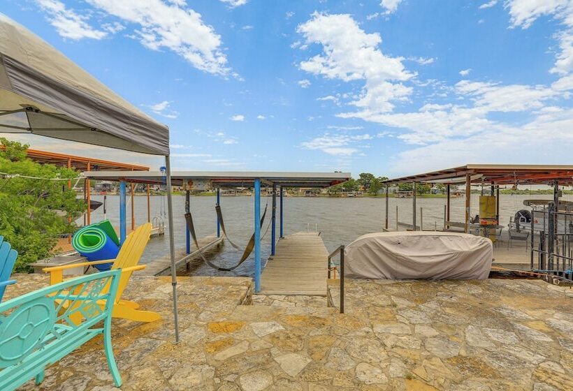Riverfront Granbury Home W/ Patios & Boat Dock!