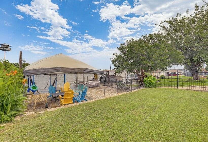 Riverfront Granbury Home W/ Patios & Boat Dock!
