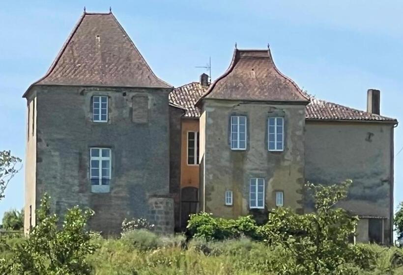 민박 Chambre D Hôte Dans Le Château De Mauhic