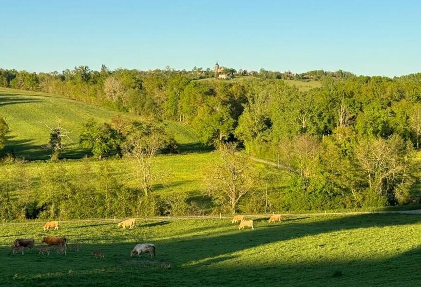 민박 Chambre D Hôte Dans Le Château De Mauhic