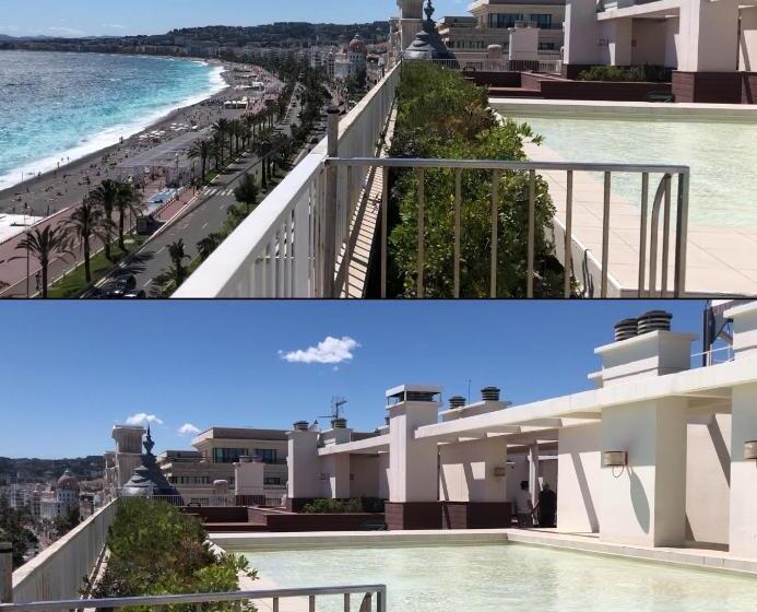 ペンション Studio With Terrace & Rooftop Pool In Promenade Des Anglais