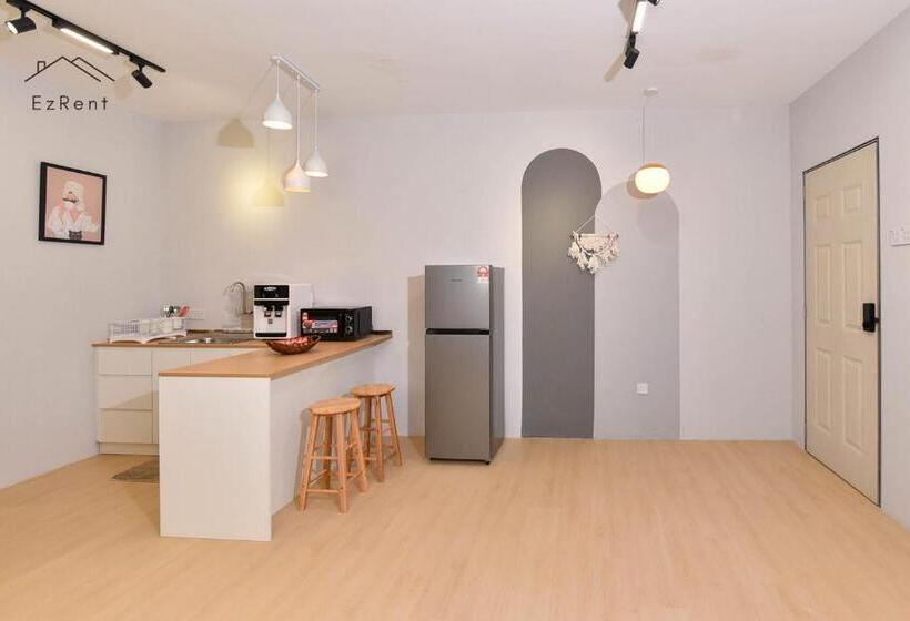 펜션 Cozy Muji Studio Homestay Near Taiping Lake Garden