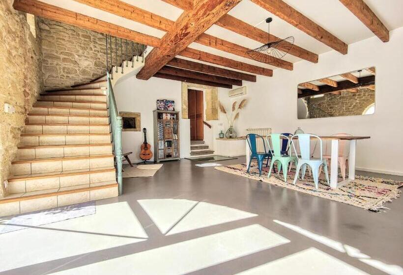 بنسيون Domaine En Pierre Avec Piscine Et Jacuzzi Au Mas Lucia