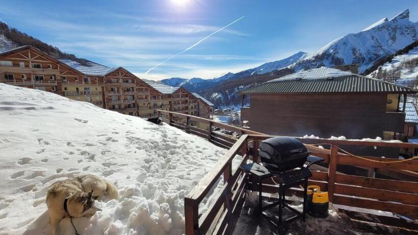 膳宿费 Studio Rez De Neige Terrasse