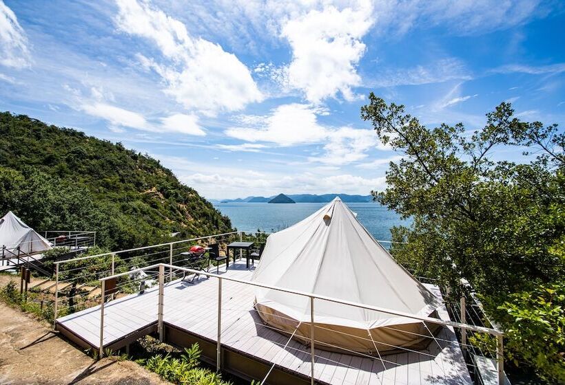 בית מלון כפרי Tentoumi Shibukawa Beach Glamping