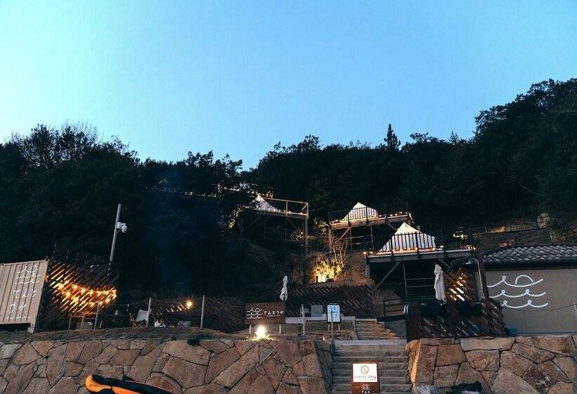 בית מלון כפרי Tentoumi Shibukawa Beach Glamping