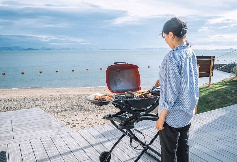 בית מלון כפרי Tentoumi Shibukawa Beach Glamping