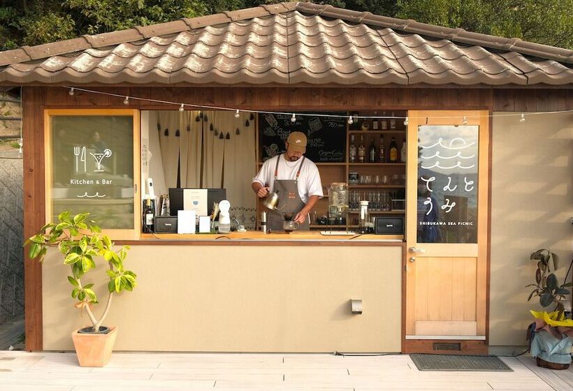 בית מלון כפרי Tentoumi Shibukawa Beach Glamping