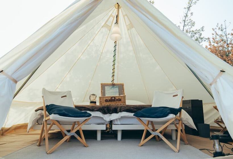 בית מלון כפרי Tentoumi Shibukawa Beach Glamping