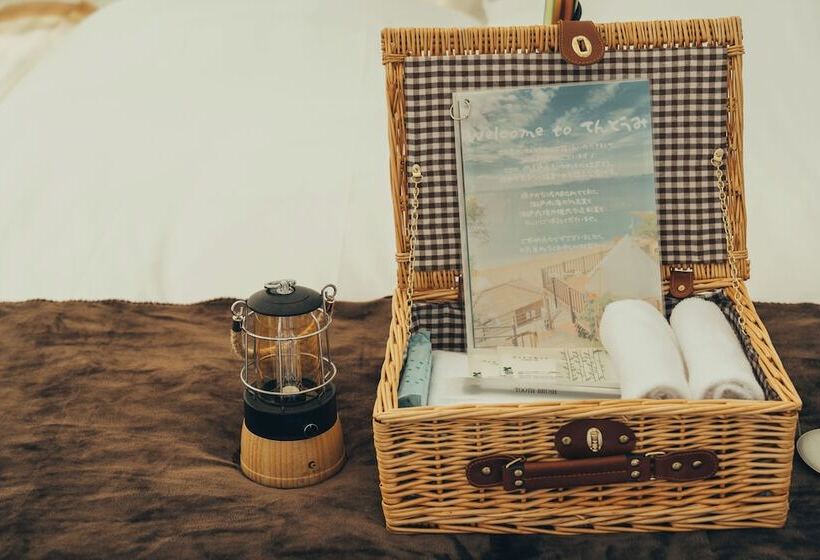 בית מלון כפרי Tentoumi Shibukawa Beach Glamping