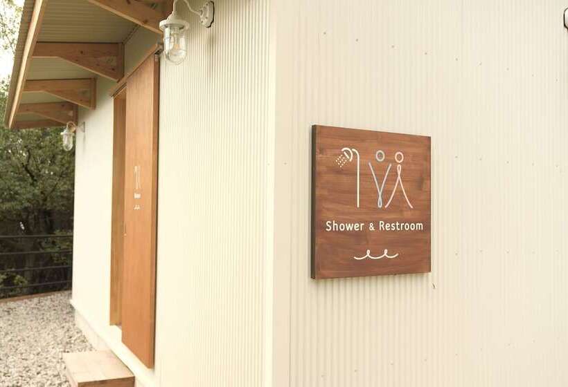 בית מלון כפרי Tentoumi Shibukawa Beach Glamping