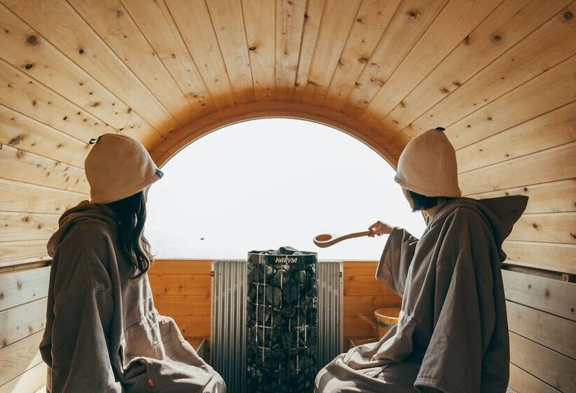 בית מלון כפרי Tentoumi Shibukawa Beach Glamping