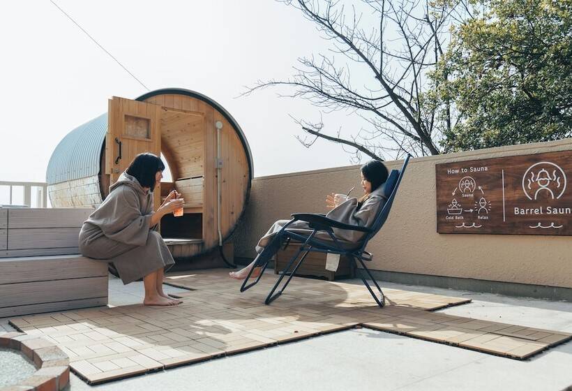 בית מלון כפרי Tentoumi Shibukawa Beach Glamping