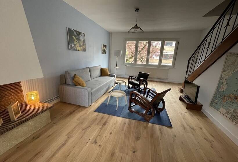 פנסיון Belle Maison Avec Grand Jardin Et Garage