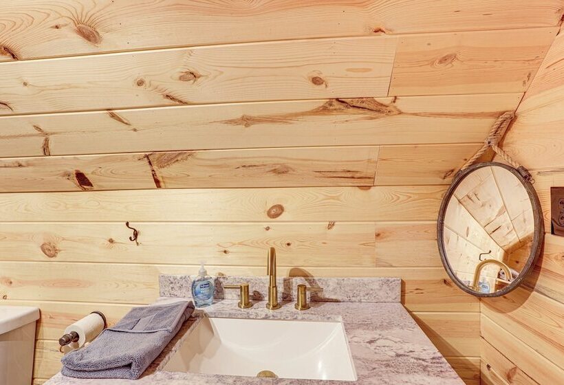 A Frame Hardy Cabin W/ Spring River Views!