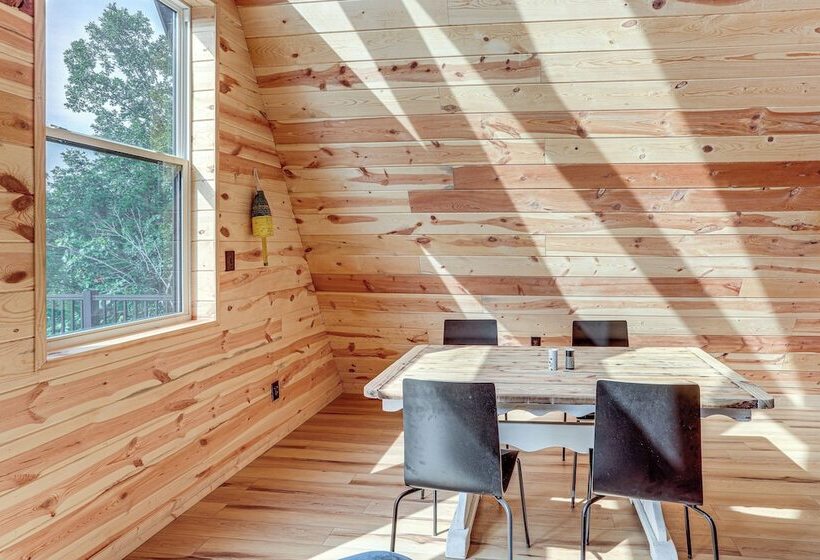 A Frame Hardy Cabin W/ Spring River Views!