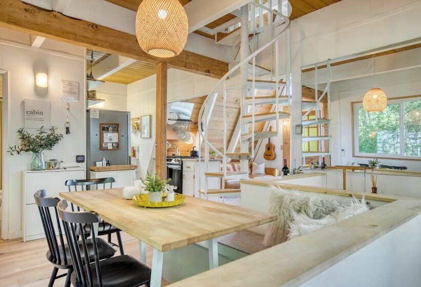 2 Decks W/ Lake Glimpse Views Modern Luxe Cabin A Frame Retreat By Avantstay