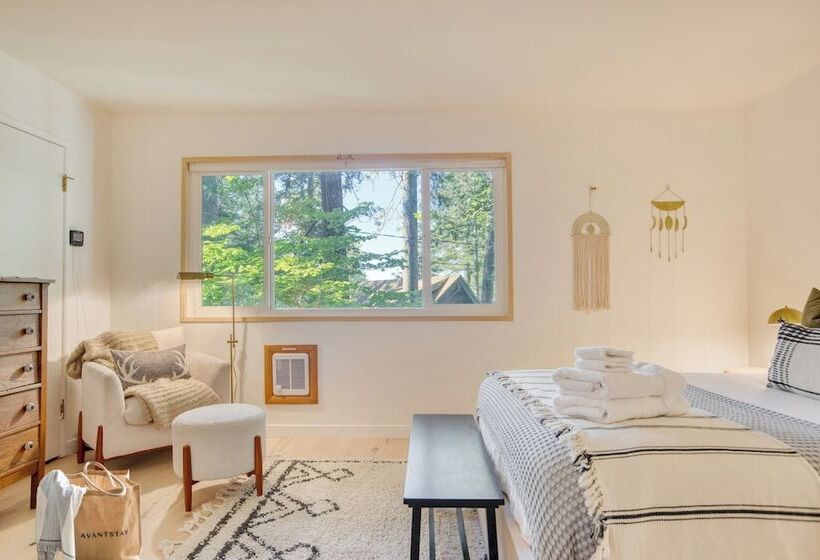 2 Decks W/ Lake Glimpse Views Modern Luxe Cabin A Frame Retreat By Avantstay