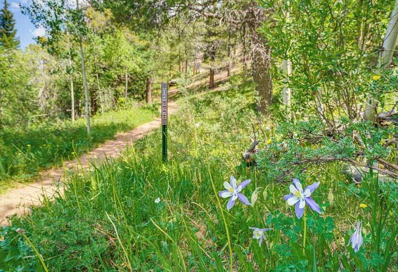 Patio & Hot Tub: Cozy Cabin Retreat In Bailey!