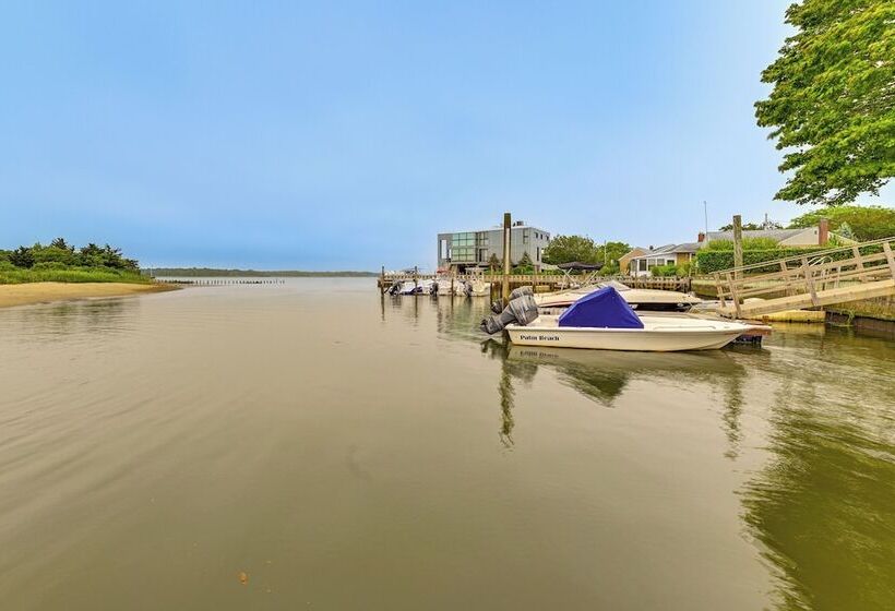 Bayfront East Quogue Retreat W/ Private Boat Dock