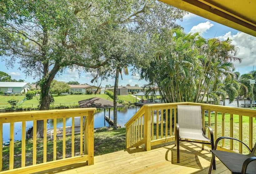 Canal Front Lake Placid Home W/ Boat Dock & Lift!