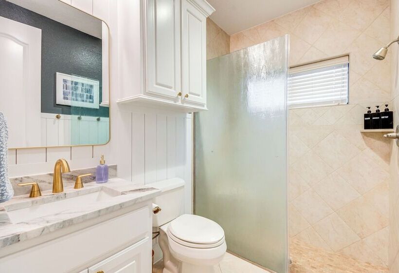 Conroe Lake House: Luxe Pool, Private Dock & Games