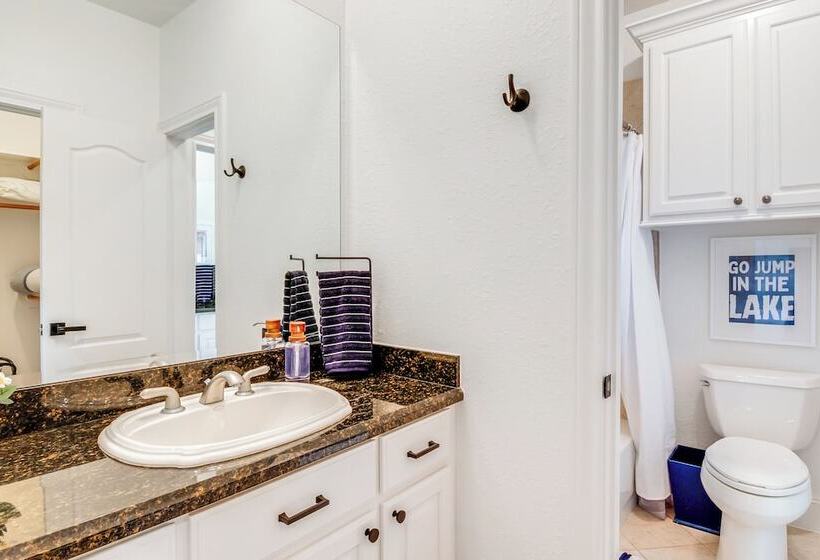 Conroe Lake House: Luxe Pool, Private Dock & Games