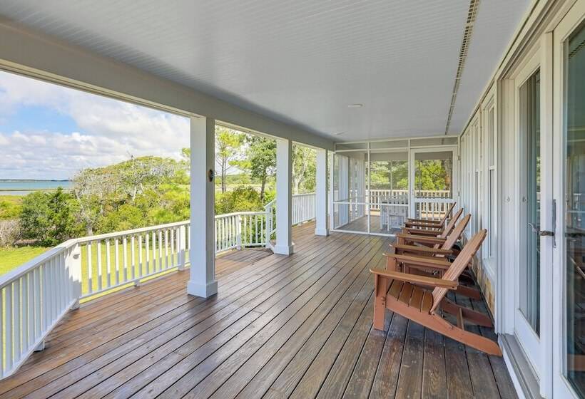 Waterfront Home W/ Screened Porch & Boat Access