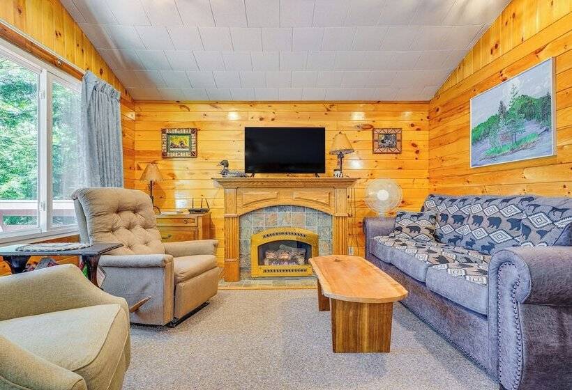 Inlet Lakefront Home: Private Dock & Beach Access!