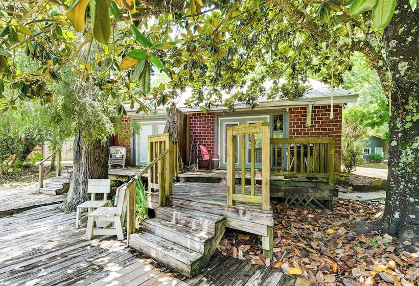Riverfront Angler S Cabin In Fairhope W/ Deck!