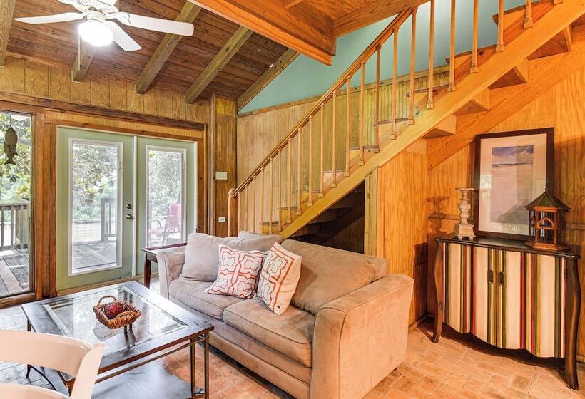 Riverfront Angler S Cabin In Fairhope W/ Deck!