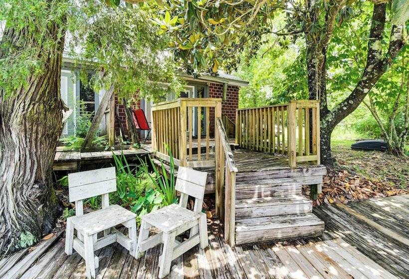 Riverfront Angler S Cabin In Fairhope W/ Deck!