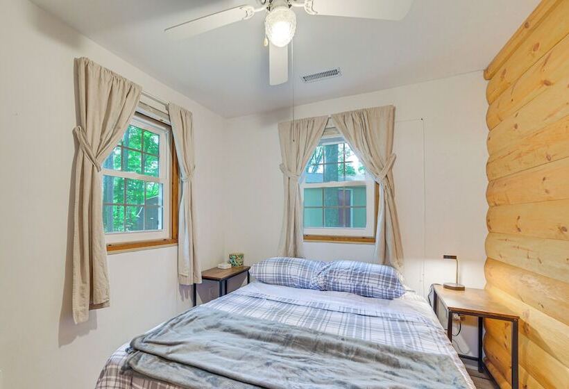 Rustic Michigan Lakeside Cabin W/ Private Dock!