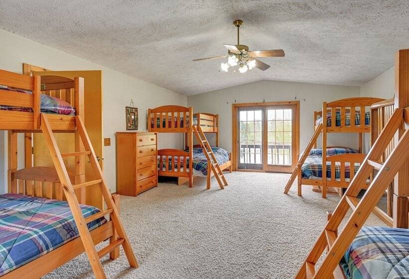 Spacious Sterling Cabin: Game Room, Private Pond!