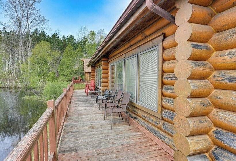 Spacious Sterling Cabin: Game Room, Private Pond!