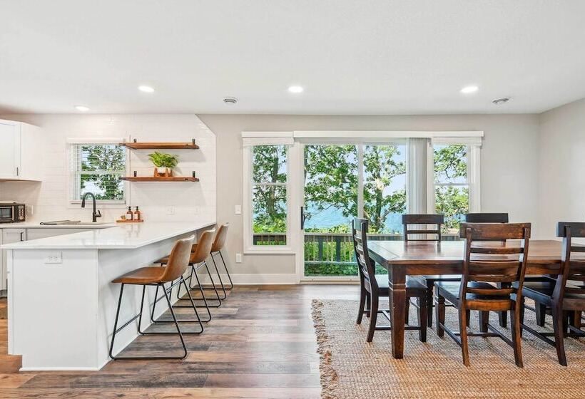 Waterfront Maple Lake Cabins W/ Private Beach!