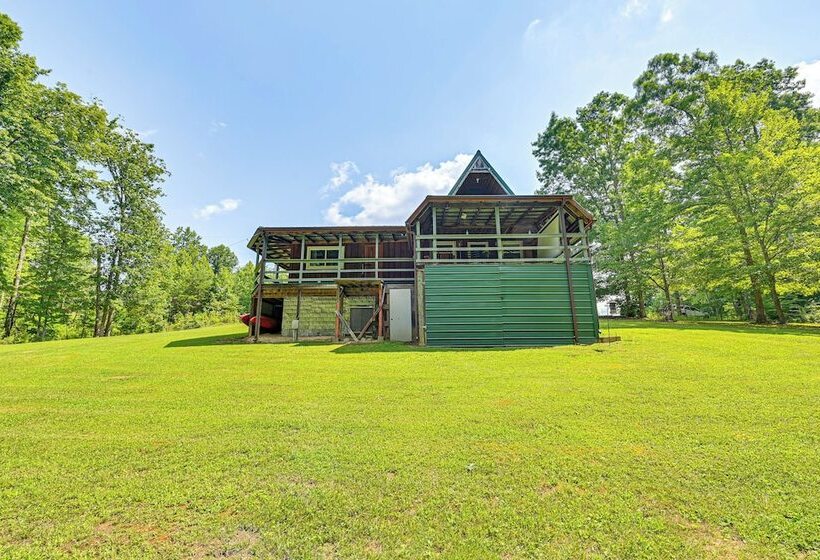 5 Mi To Cave Run Lake: Wellington Cabin W/ Deck!