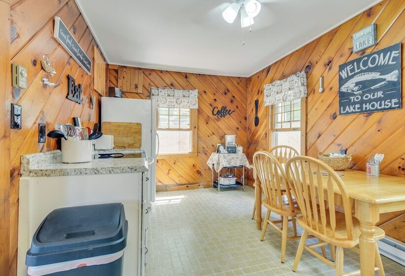 Androscoggin Lakefront Cottage, Boat Dock & Views!