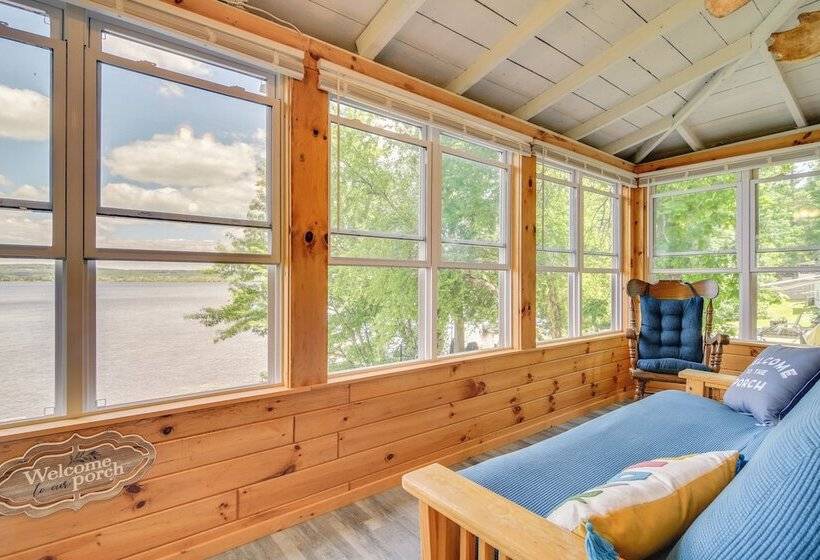 Androscoggin Lakefront Cottage, Boat Dock & Views!
