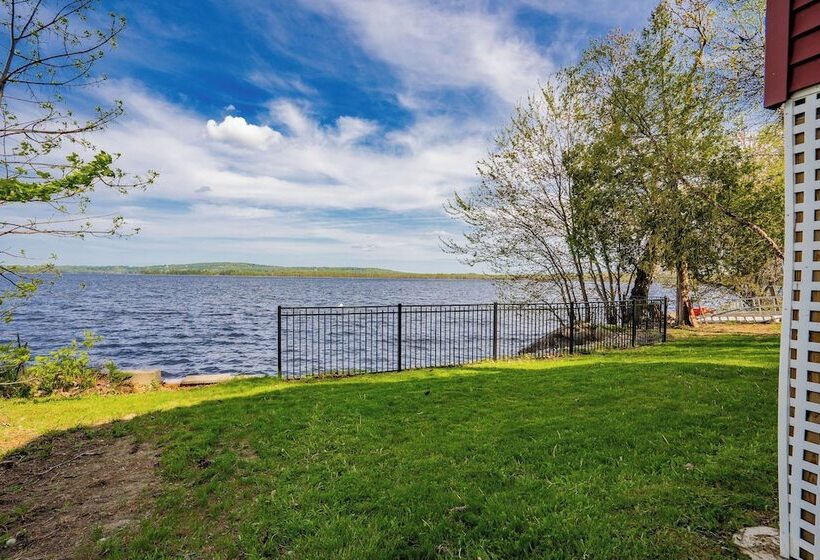 Androscoggin Lakefront Cottage, Boat Dock & Views!