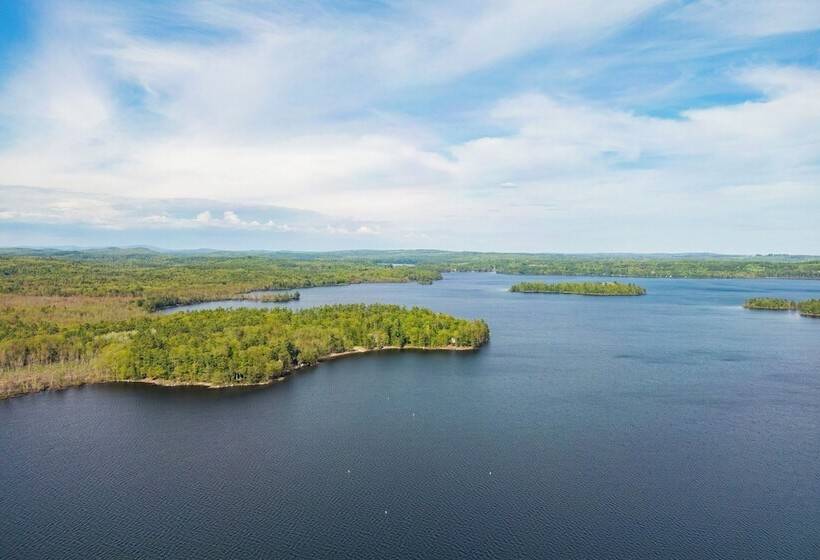 Androscoggin Lakefront Cottage, Boat Dock & Views!