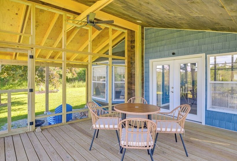 Bayfront Steuben Home W/ Screened Porch & Fire Pit